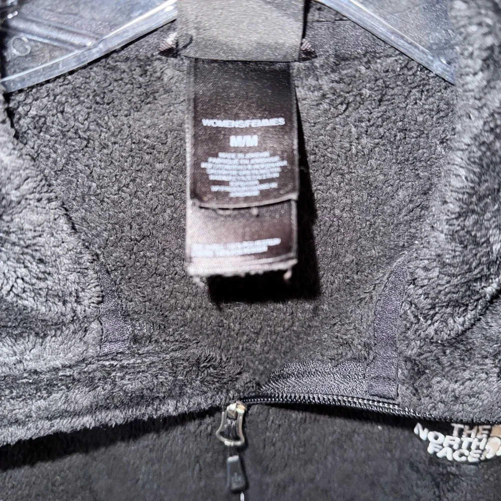 The North Face Black Full Zip Fleece Jacket Size M Classic Soft Multiseason - Picture 4 of 4